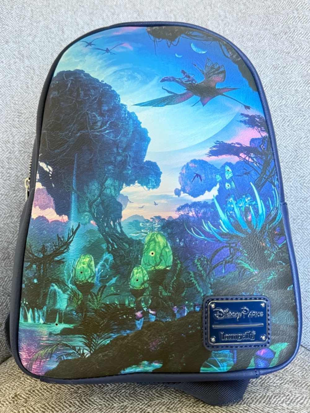 Disney Parks Avatar Pandora Light Up Loungefly Mini Backpack